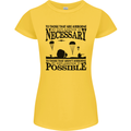 To Those Airborne Paras Parachute Regiment Womens Petite Cut T-Shirt Yellow