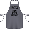 To Those That Go Fishing Funny Fisherman Cotton Apron 100% Organic Steel