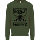 To Those That Go Fishing Funny Fisherman Kids Sweatshirt Jumper Forest Green