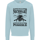 To Those That Go Fishing Funny Fisherman Kids Sweatshirt Jumper Light Blue