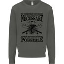To Those That Go Fishing Funny Fisherman Kids Sweatshirt Jumper Storm Grey