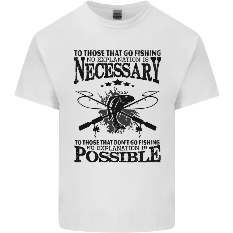 To Those That Go Fishing Funny Fisherman Kids T-Shirt Childrens White