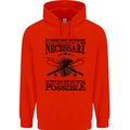 To Those That Go Fishing Funny Fisherman Mens 80% Cotton Hoodie Bright Red