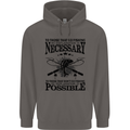 To Those That Go Fishing Funny Fisherman Mens 80% Cotton Hoodie Charcoal