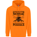 To Those That Go Fishing Funny Fisherman Mens 80% Cotton Hoodie Orange