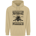 To Those That Go Fishing Funny Fisherman Mens 80% Cotton Hoodie Sand