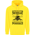 To Those That Go Fishing Funny Fisherman Mens 80% Cotton Hoodie Yellow