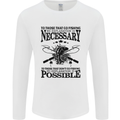 To Those That Go Fishing Funny Fisherman Mens Long Sleeve T-Shirt White