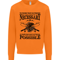 To Those That Go Fishing Funny Fisherman Mens Sweatshirt Jumper Orange