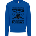To Those That Go Fishing Funny Fisherman Mens Sweatshirt Jumper Royal Blue