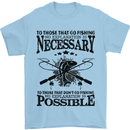 To Those That Go Fishing Funny Fisherman Mens T-Shirt Cotton Gildan Light Blue