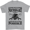 To Those That Go Fishing Funny Fisherman Mens T-Shirt Cotton Gildan Sports Grey