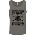 To Those That Go Fishing Funny Fisherman Mens Vest Tank Top Charcoal