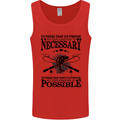 To Those That Go Fishing Funny Fisherman Mens Vest Tank Top Red