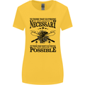 To Those That Go Fishing Funny Fisherman Womens Wider Cut T-Shirt Yellow