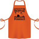 To Those The Parachute Regiment 1 2 3 Para Cotton Apron 100% Organic Orange