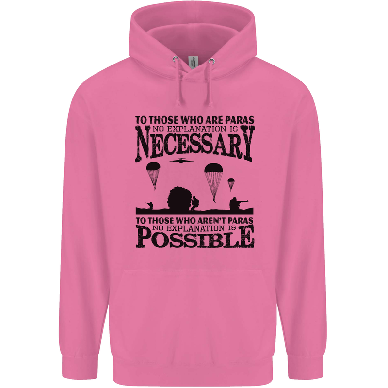 To Those The Parachute Regiment 1 2 3 Para Mens 80% Cotton Hoodie Azelea