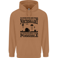 To Those The Parachute Regiment 1 2 3 Para Mens 80% Cotton Hoodie Caramel Latte
