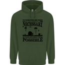 To Those The Parachute Regiment 1 2 3 Para Mens 80% Cotton Hoodie Forest Green