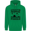 To Those The Parachute Regiment 1 2 3 Para Mens 80% Cotton Hoodie Irish Green