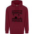 To Those The Parachute Regiment 1 2 3 Para Mens 80% Cotton Hoodie Maroon