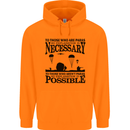 To Those The Parachute Regiment 1 2 3 Para Mens 80% Cotton Hoodie Orange