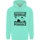 To Those The Parachute Regiment 1 2 3 Para Mens 80% Cotton Hoodie Peppermint