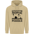 To Those The Parachute Regiment 1 2 3 Para Mens 80% Cotton Hoodie Sand