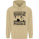 To Those The Parachute Regiment 1 2 3 Para Mens 80% Cotton Hoodie Sand