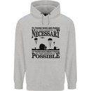 To Those The Parachute Regiment 1 2 3 Para Mens 80% Cotton Hoodie Sports Grey