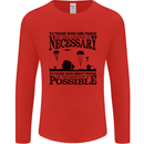 To Those The Parachute Regiment 1 2 3 Para Mens Long Sleeve T-Shirt Red
