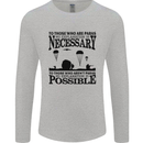 To Those The Parachute Regiment 1 2 3 Para Mens Long Sleeve T-Shirt Sports Grey
