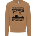 To Those The Parachute Regiment 1 2 3 Para Mens Sweatshirt Jumper Caramel Latte