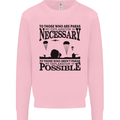 To Those The Parachute Regiment 1 2 3 Para Mens Sweatshirt Jumper Light Pink