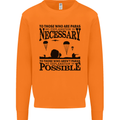 To Those The Parachute Regiment 1 2 3 Para Mens Sweatshirt Jumper Orange