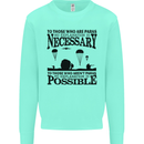 To Those The Parachute Regiment 1 2 3 Para Mens Sweatshirt Jumper Peppermint