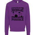 To Those The Parachute Regiment 1 2 3 Para Mens Sweatshirt Jumper Purple