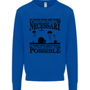 To Those The Parachute Regiment 1 2 3 Para Mens Sweatshirt Jumper Royal Blue