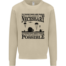 To Those The Parachute Regiment 1 2 3 Para Mens Sweatshirt Jumper Sand