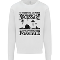 To Those The Parachute Regiment 1 2 3 Para Mens Sweatshirt Jumper White
