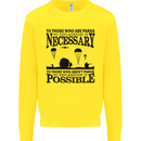 To Those The Parachute Regiment 1 2 3 Para Mens Sweatshirt Jumper Yellow
