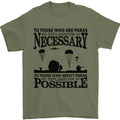 To Those The Parachute Regiment 1 2 3 Para Mens T-Shirt Cotton Gildan Military Green
