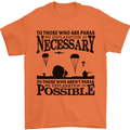 To Those The Parachute Regiment 1 2 3 Para Mens T-Shirt Cotton Gildan Orange