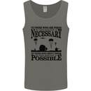 To Those The Parachute Regiment 1 2 3 Para Mens Vest Tank Top Charcoal