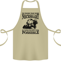 To Those Who Ride a Motorbike Biker Cotton Apron 100% Organic Khaki