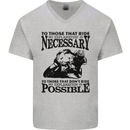 To Those Who Ride a Motorbike Biker Mens V-Neck Cotton T-Shirt Sports Grey