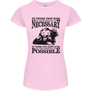 To Those Who Ride a Motorbike Biker Womens Petite Cut T-Shirt Light Pink