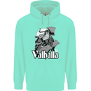 To Valhalla Viking Warrior Odin Childrens Kids Hoodie Peppermint