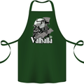 To Valhalla Viking Warrior Odin Cotton Apron 100% Organic Forest Green