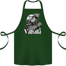 To Valhalla Viking Warrior Odin Cotton Apron 100% Organic Forest Green